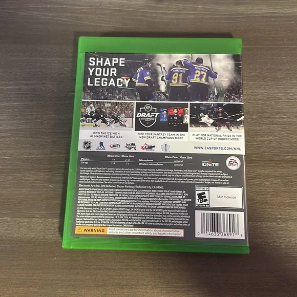 NHL 17 Xbox one game used - Picture 3 of 3
